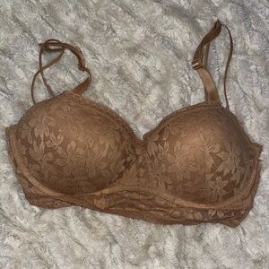 Victorias Secret Pink Lace Bralette Push-up - EUC M-DD